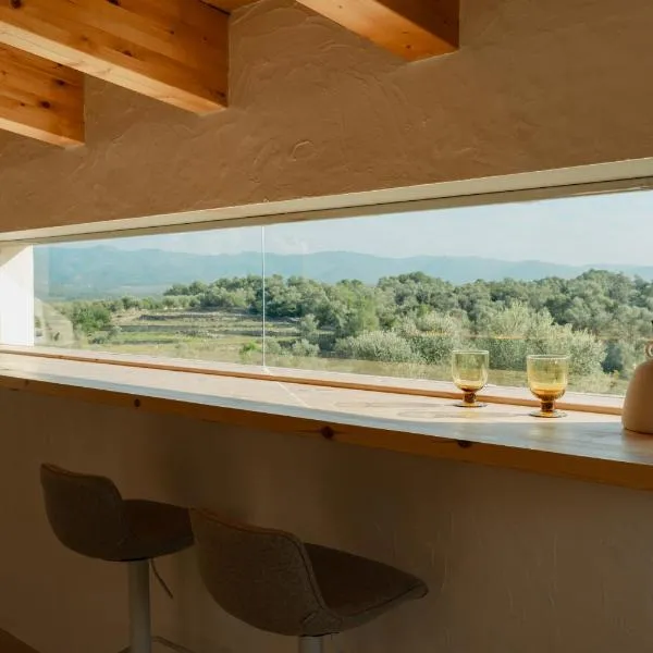 Panorámica de la serra de Cardo, El Corral, хотел в Rasquera