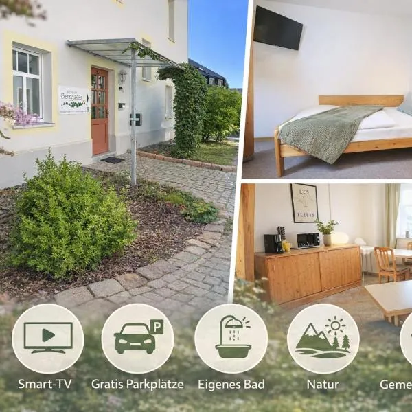 Top bewertete "Pension Berggasse" im Zentrum von Olbernhau, hotell sihtkohas Olbernhau