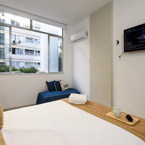 Quarto e sala charmoso com garagem em Copacabana! - Foto 5