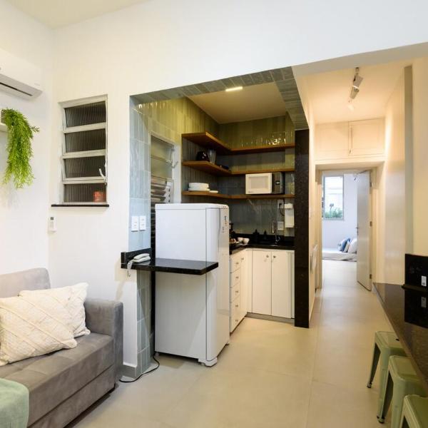 Quarto e sala charmoso com garagem em Copacabana! - Foto 4