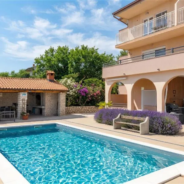 Apartment Barbara with pool, מלון בנובי וינודולסקי