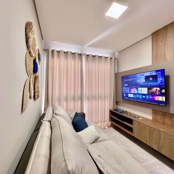 Apto novo 2dorm, 250m mar, infra com piscina