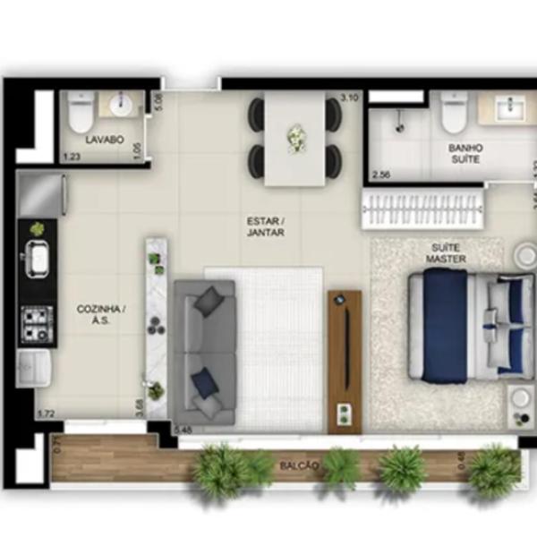 Flat Luxo - Foto 4