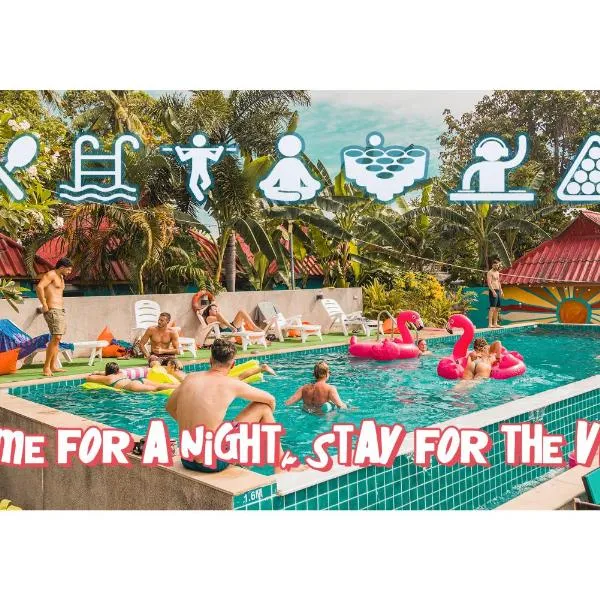 Kohmunity Hostel, hotel i Thong Sala