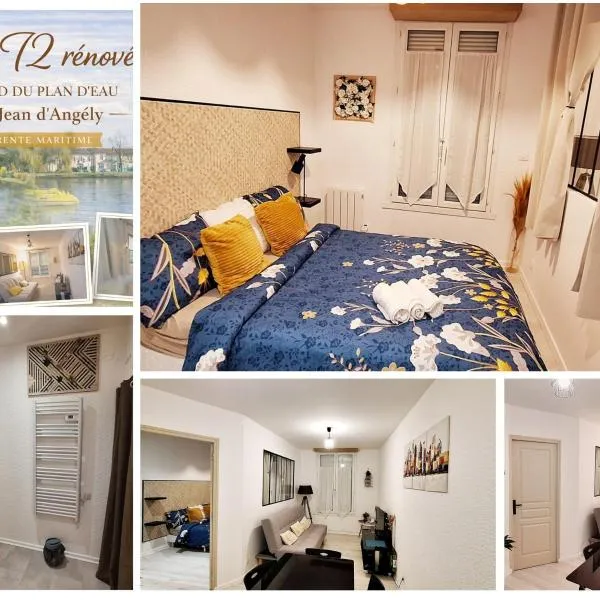 Joli T2 rénové bord plan d'eau, hotel v destinácii Saint-Jean-dʼAngély
