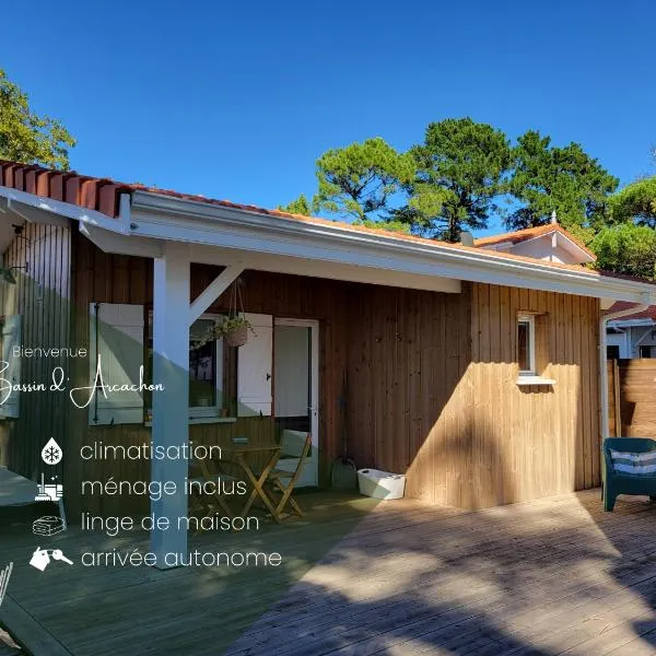 La Cabane de l'Estran au bord de mer, hotel en Lanton