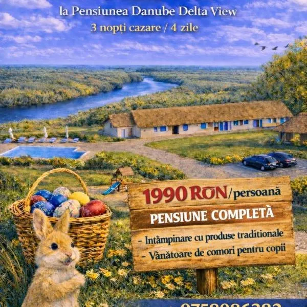 Danube Delta View, hótel í Dunavăţu de Jos