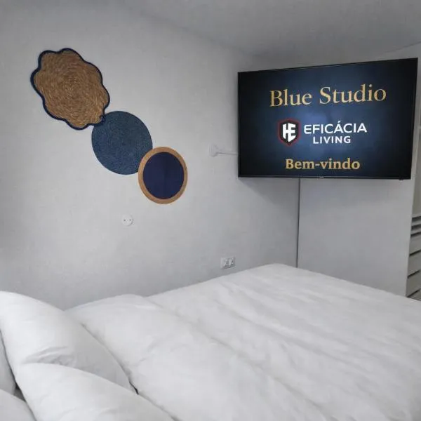 Blue Studio - Cozinha Privativa - Eficacia Living Abrantes，阿布蘭特什的飯店