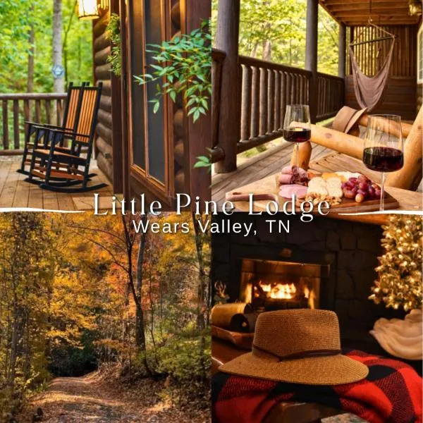 Little Pine Lodge a Smokies Hideaway - 1 mi to GSMNP - King Suite & Loft, Fireplace, Hot Tub & BEARS!, hôtel à Sevierville