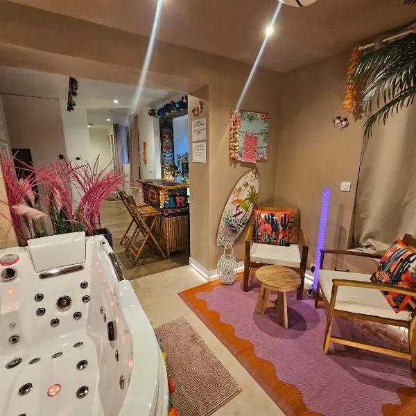 L'Oasis Evasion de 60m2 avec SPA privatif et Design, hotel i La Bassée