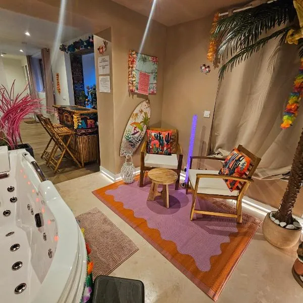 L'Oasis Evasion de 60m2 avec SPA privatif et Design, hotelli kohteessa La Bassée