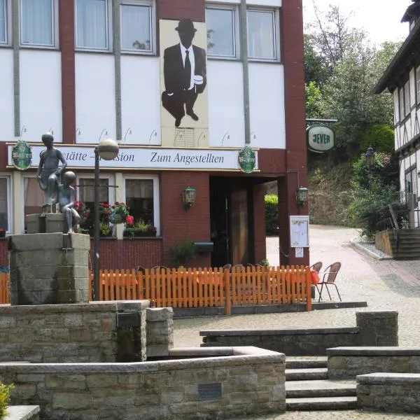 Pension Zum Angestellten, hotel v destinaci Porta Westfalica