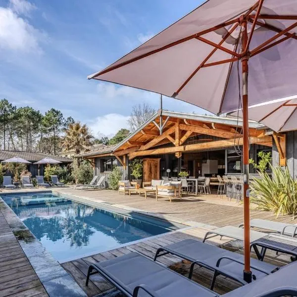 VillaCanau chambres d'hôtes, hotelli kohteessa Lacanau