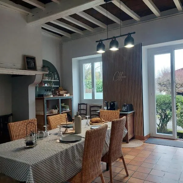 Grande Maison rénovée, 4 chambres, commerces à pied, extérieur, 8 personnes, hotelli kohteessa Monein