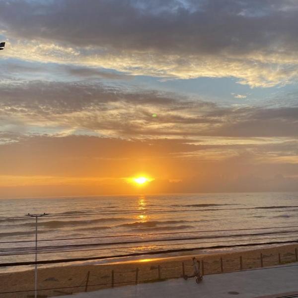 Quitinete pé na areia