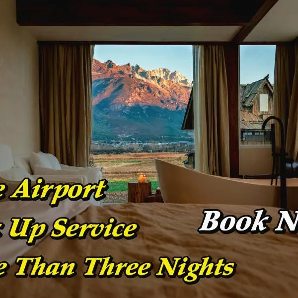 Tennessee Moutain Lodge - A Luxury Farmstay with Jade Dragon Views-Baisha Village Branch-English Services & Breakfast, hotel sa Baisha