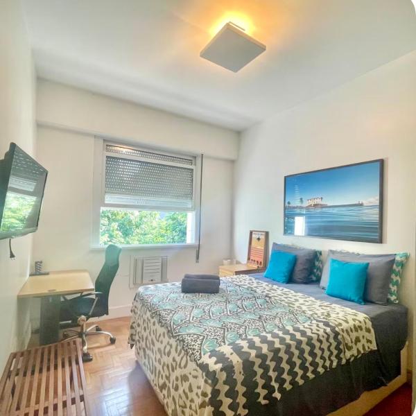 Lindo apartamento na rua do Shopping da Gávea com vaga - Foto 2