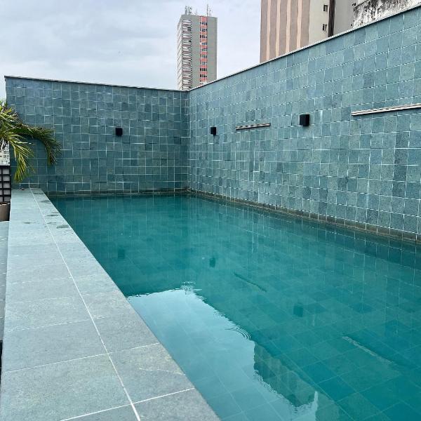 Studio moderno no Centro com piscina rooftop - Foto 4