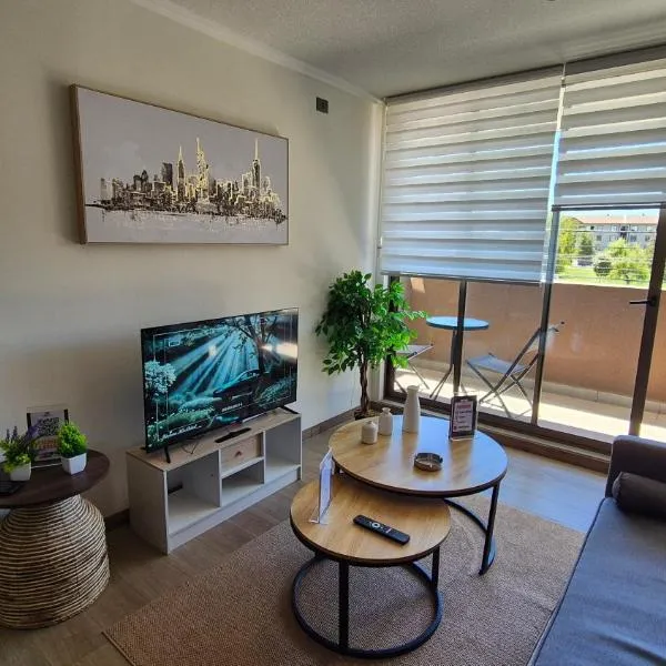 Departamento Corporativo VI Talca Las Rastras Valles del Country - RENTCOVAC- Factura Inmediata, viešbutis mieste Talka