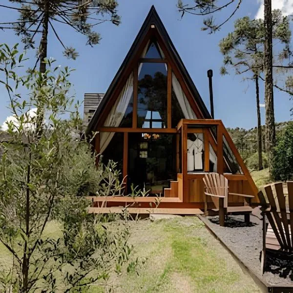 Chalé Premium Com Vista Para as Montanhas, готель у місті Урубісі