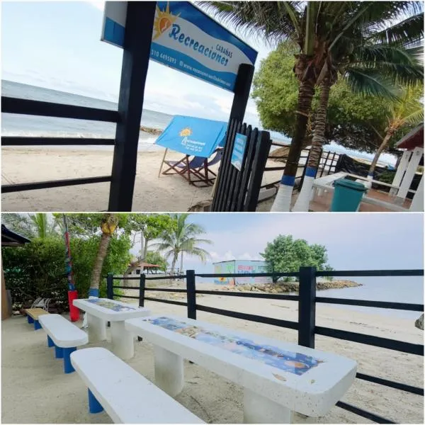 Cabanas Recreaciones, hôtel à Coveñas