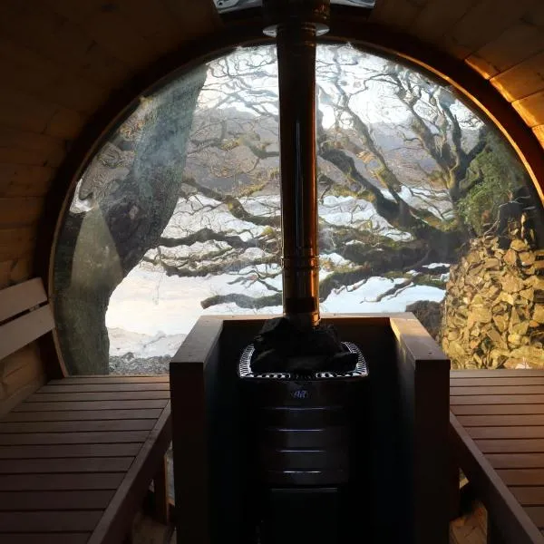 Salt Marsh Cabin - Hot tub-Sauna, Hotel in Barmouth