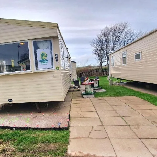 Lyons Winkups Holiday Park Towyn, North Wales static Caravan 3 bedroom sleeps 8 Free Entertainment and Parking Beds made up on arrival PETS WELCOME, готель у місті Kinmel Bay