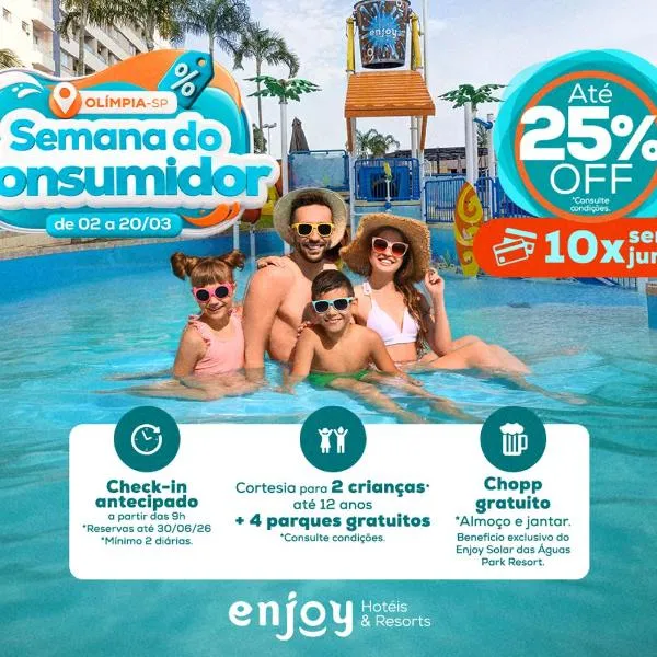 Enjoy Solar das Águas Park Resort, отель в Олимпии