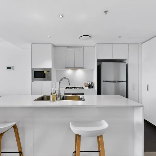 Level 15 Skytower 2BR CBD Retreat、ブリスベンのホテル
