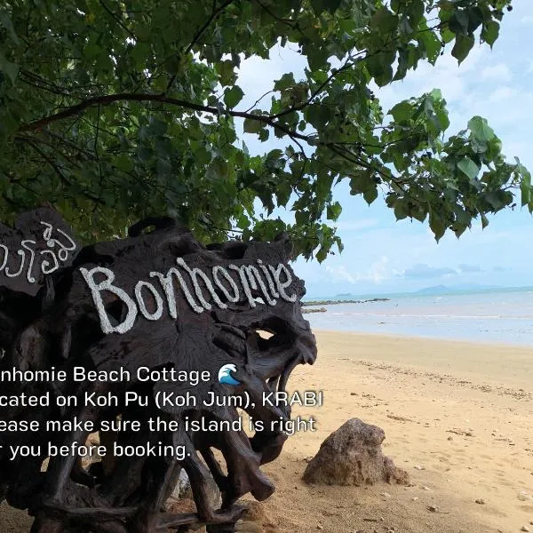 Bonhomie Beach Cottage, hotel i Koh Jum
