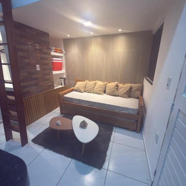 01 Mini casa próximo à praia, com ar-condicionado