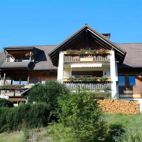 Appartment Bergblick, hotel sa Bernau im Schwarzwald