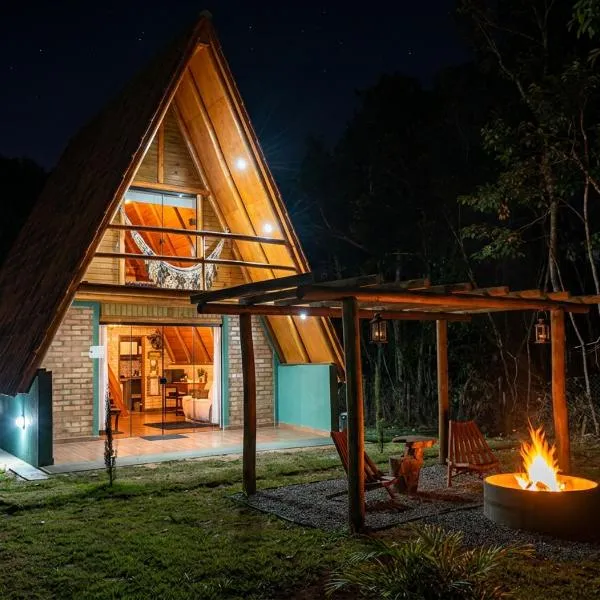 Chalé Dengo Dengo Romântico, Privativo e com Piscina, hotell i Pindamonhangaba