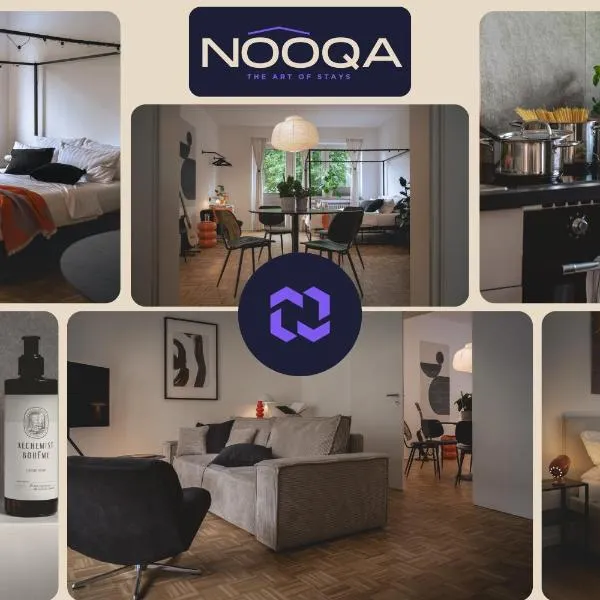 NOOQA Duisburg - Exklusives Design Apartment - Parkplatz, Balkon, Nespresso - 6 Personen - 85qm, hotel in Duisburg