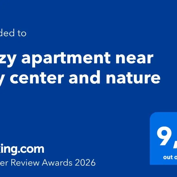 Cozy apartment near city center and nature, hotel in Kristiansund