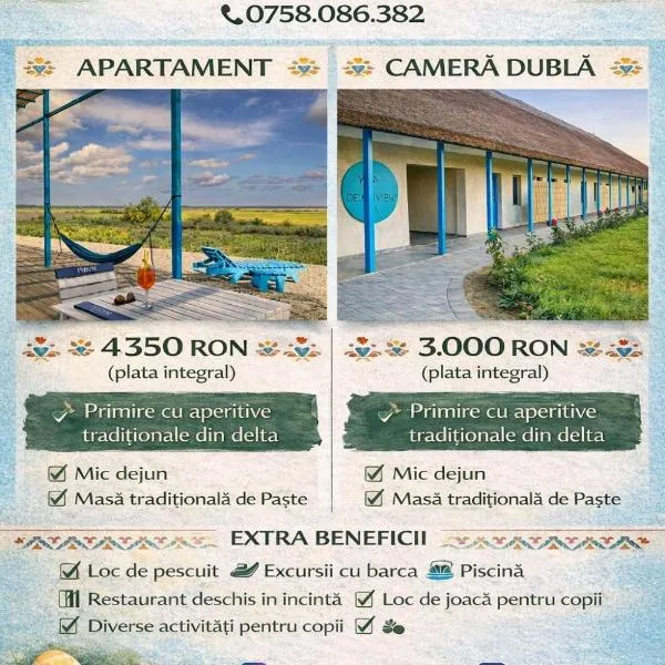Danube Delta View, hotell i Dunavăţu de Jos