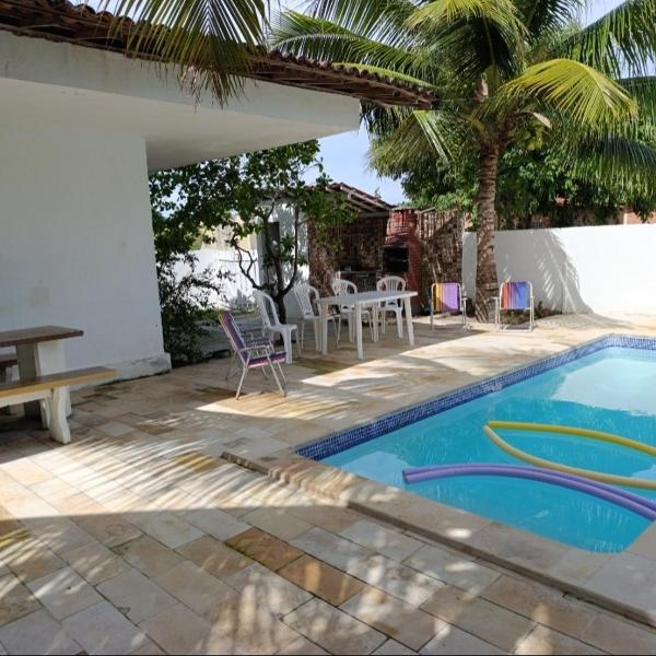 Praia, piscina e churrasco - Enseada dos Golfinhos - Ilha de Itamaracá - Foto 4