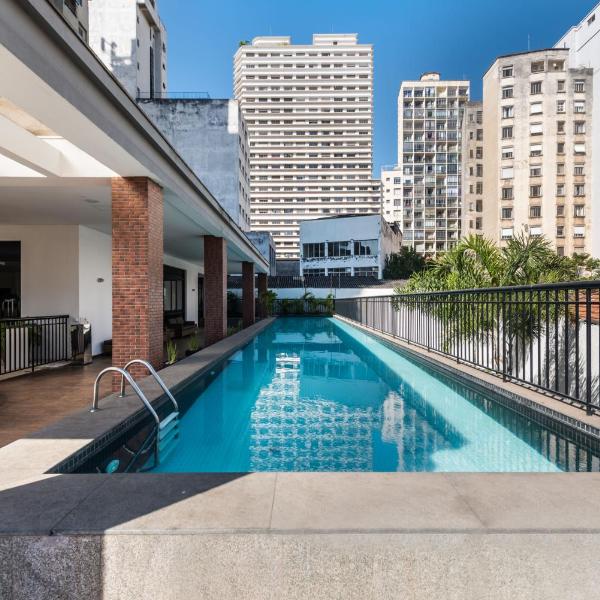 Apto 62 Luxo Vista Panorâmica Varanda Piscina Academia Garagem WiFi Perto do Metrô Centro São Paulo - Foto 4