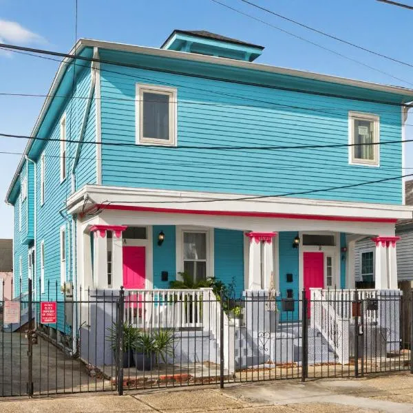Urban 3 bedroom Local Art Filled Frenchman Oasis, hotel sa New Orleans