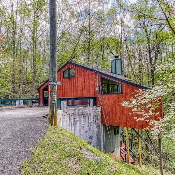 Woods Child Cabin by Beyond Expectation w Hot Tub، فندق في غاتلينبرغ