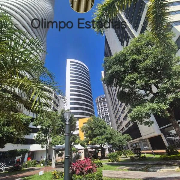 Departamento Doble con vista a la ciudad y Rio, hotel a Guayaquil