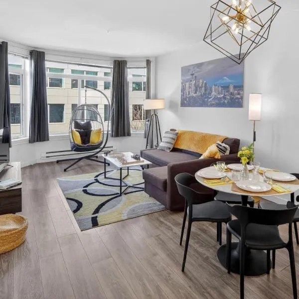 Vibrant City Gem/99 Walk/Pike Pl/Pool/Pet/Parking, hotel sa Seattle