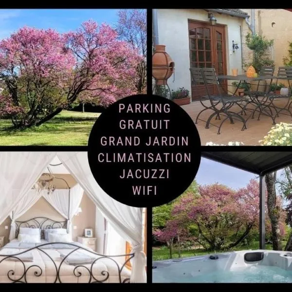 B&B Des Histoires d'Anges - Côté Jardin - Accueil Vélo, hotel v destinácii Tournus