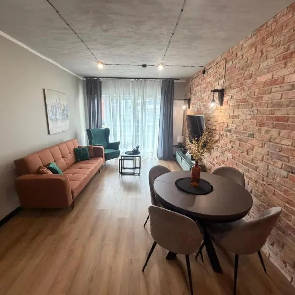 APARTAMENT z widokiem na stadion Styl Industrialny Jedyny taki CHECK IN 24 H, Hotel in Posen