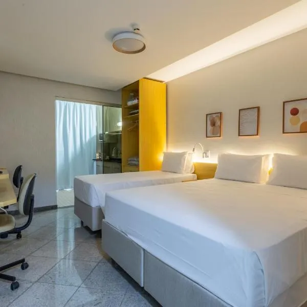 Flat - Excelente localização - Hotel Garvey, hotel a Brasília