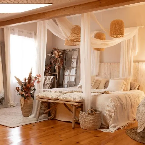 Maison d artiste romantique cœur de ville, hotell sihtkohas Bessières