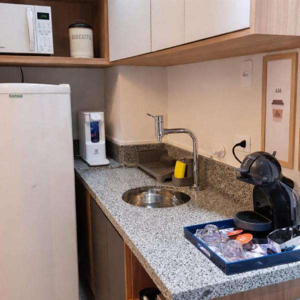 Studio moderno Wi-Fi rápido Próximo ao Metrô Check-in 24hs - Foto 3
