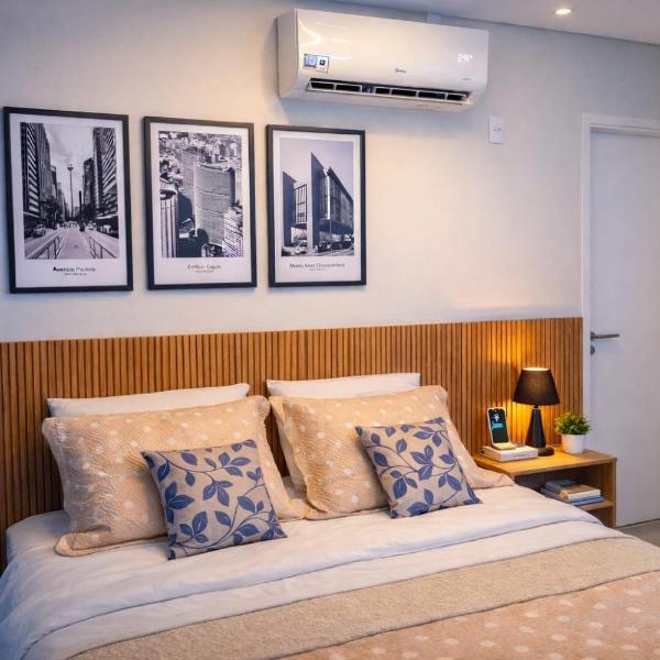 Studio moderno Wi-Fi rápido Próximo ao Metrô Check-in 24hs - Foto 2