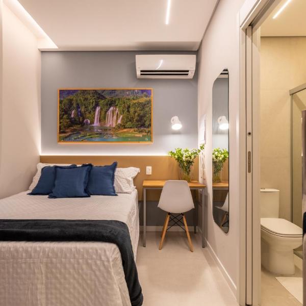 FARIA LIMA, PINHEIROS Estação a 600 metros - SUITES Completas, Modernas, Aconchegantes - Iguatemi Stay AT