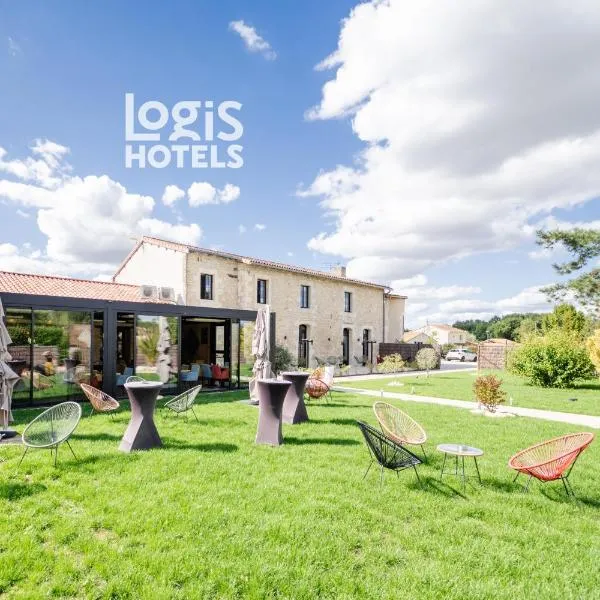 Logis Hôtel Domaine du Vieux Porche，米尼亞盧博瓦爾的飯店